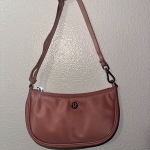 Lululemon Athletica Pink Crossbody Bag with Adjustable Strap